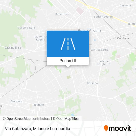 Mappa Via Catanzaro