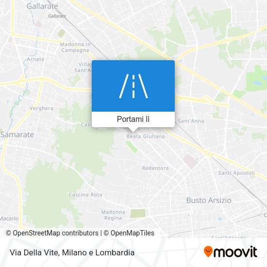 Mappa Via Della Vite