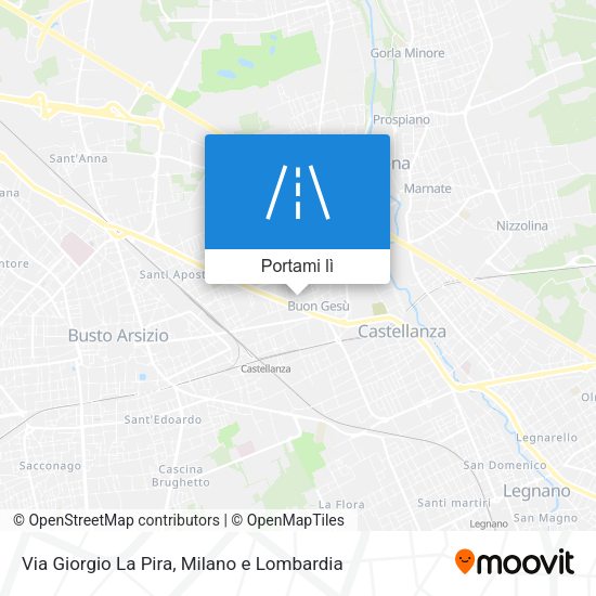 Mappa Via Giorgio La Pira