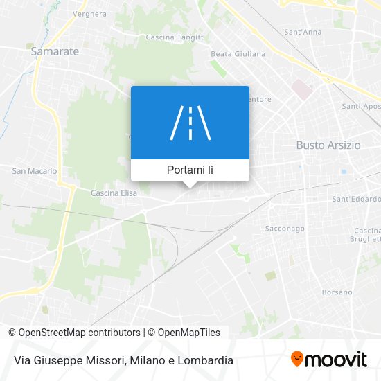 Mappa Via Giuseppe Missori