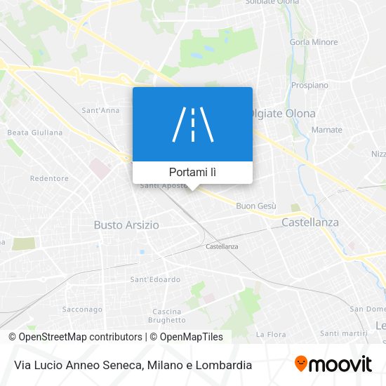 Mappa Via Lucio Anneo Seneca