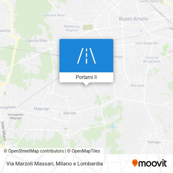 Mappa Via Marzoli Massari