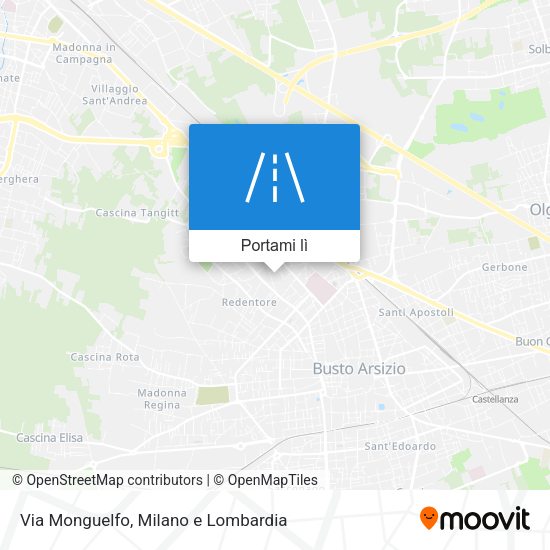 Mappa Via Monguelfo