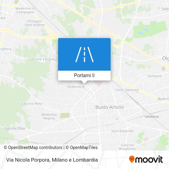 Mappa Via Nicola Porpora