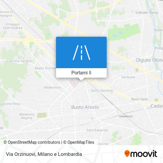 Mappa Via Orzinuovi