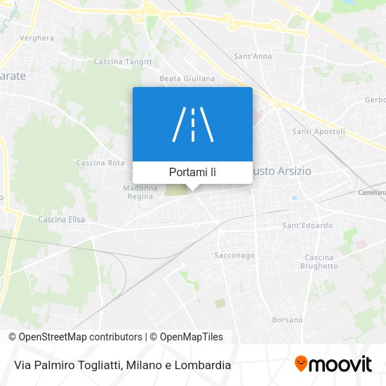Mappa Via Palmiro Togliatti