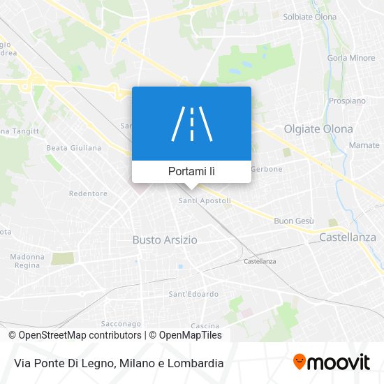 Mappa Via Ponte Di Legno