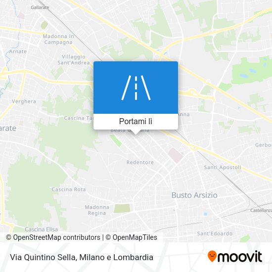 Mappa Via Quintino Sella