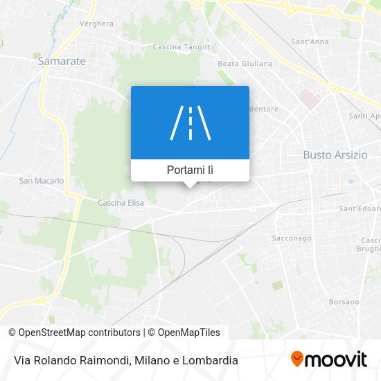 Mappa Via Rolando Raimondi
