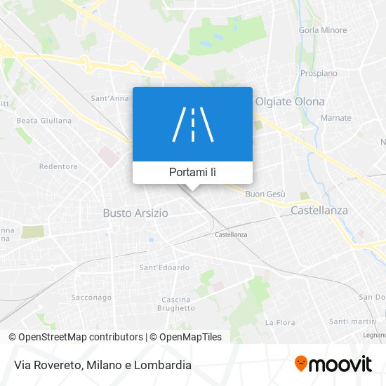 Mappa Via Rovereto