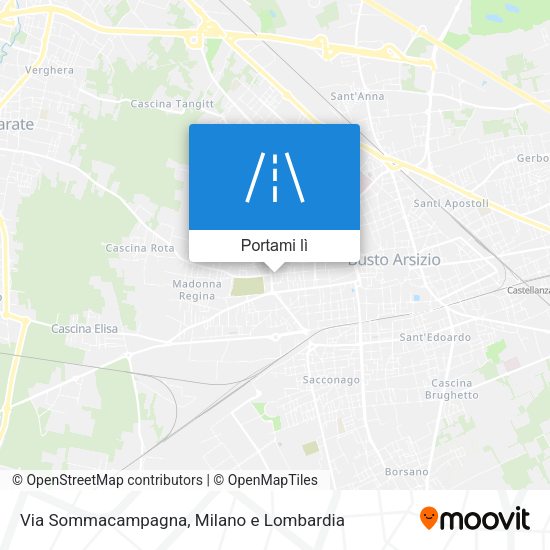 Mappa Via Sommacampagna