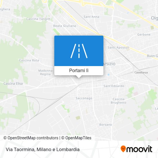 Mappa Via Taormina