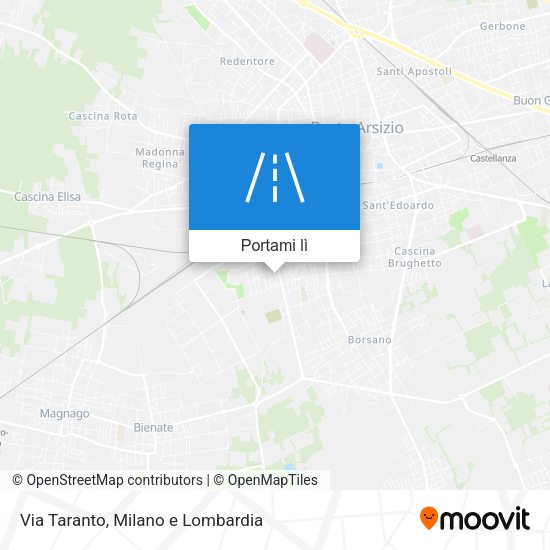 Mappa Via Taranto