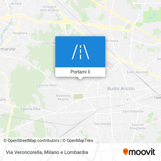 Mappa Via Veroncorella
