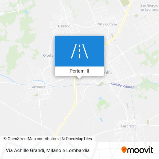 Mappa Via Achille Grandi