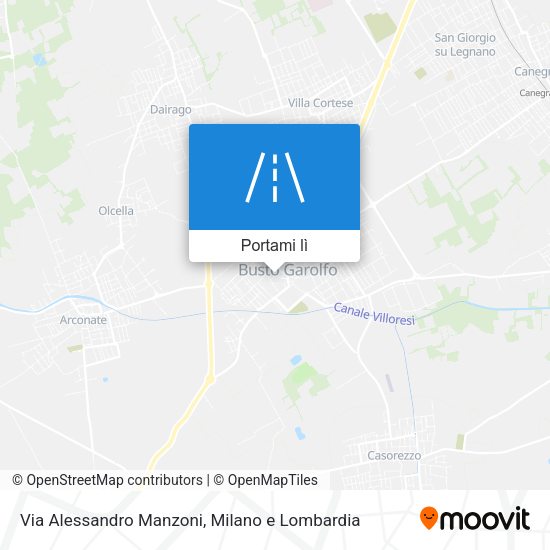 Mappa Via Alessandro Manzoni