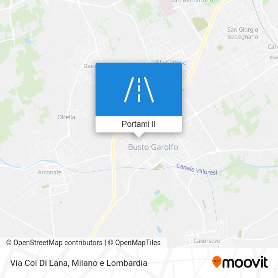 Mappa Via Col Di Lana
