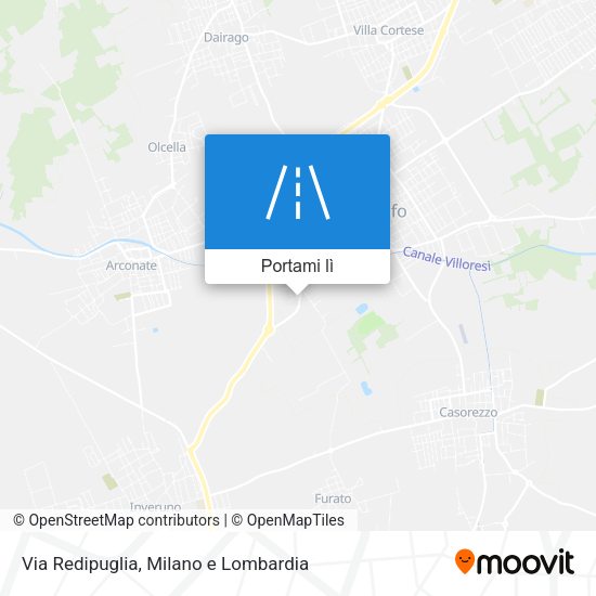 Mappa Via Redipuglia