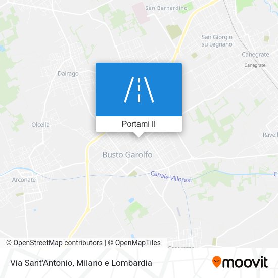 Mappa Via Sant'Antonio