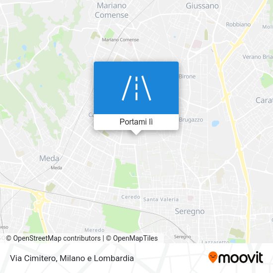 Mappa Via Cimitero