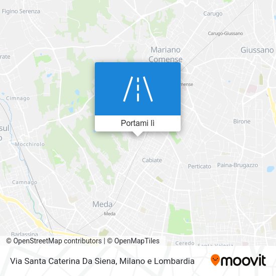 Mappa Via Santa Caterina Da Siena