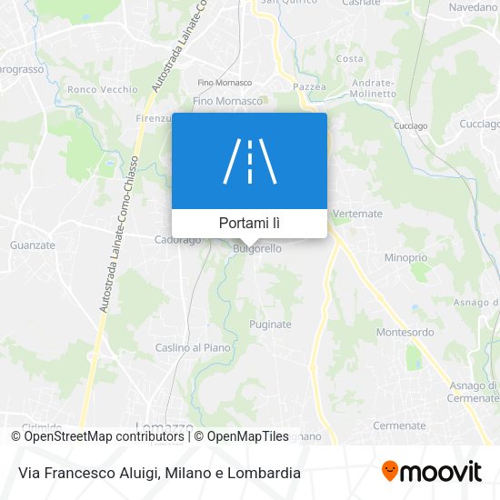 Mappa Via Francesco Aluigi