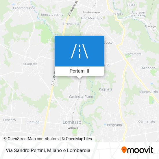 Mappa Via Sandro Pertini