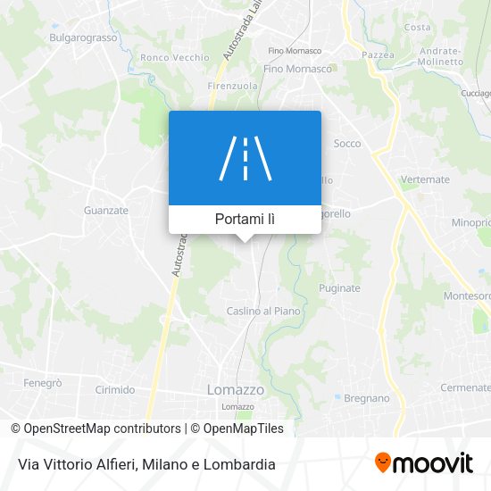 Mappa Via Vittorio Alfieri