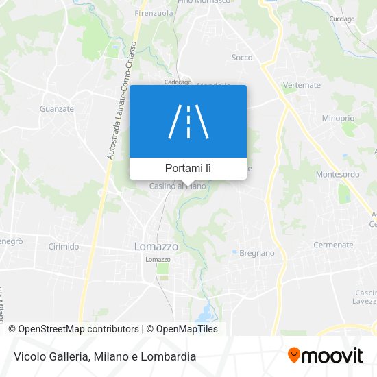 Mappa Vicolo Galleria