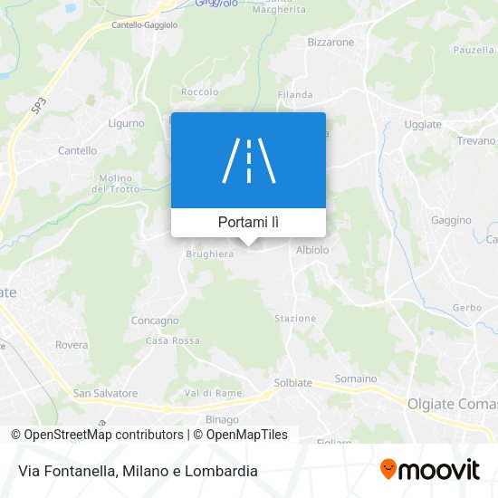 Mappa Via Fontanella