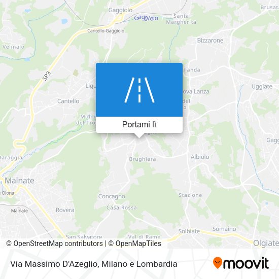 Mappa Via Massimo D'Azeglio