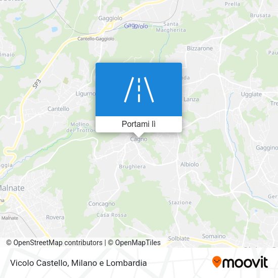 Mappa Vicolo Castello