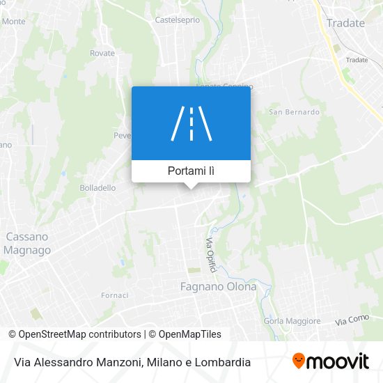 Mappa Via Alessandro Manzoni