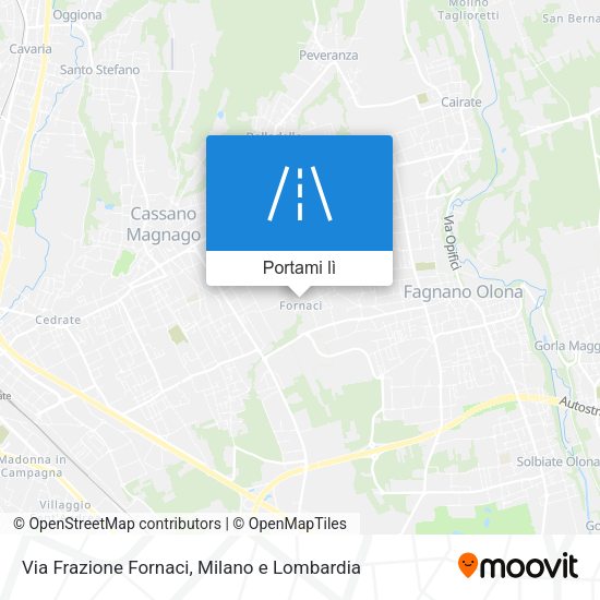 Mappa Via Frazione Fornaci