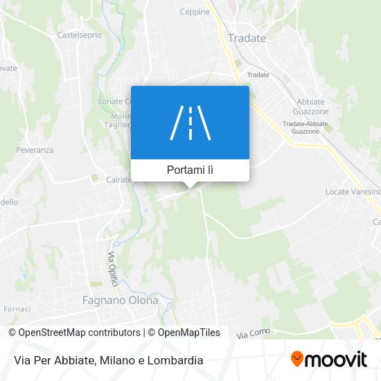 Mappa Via Per Abbiate