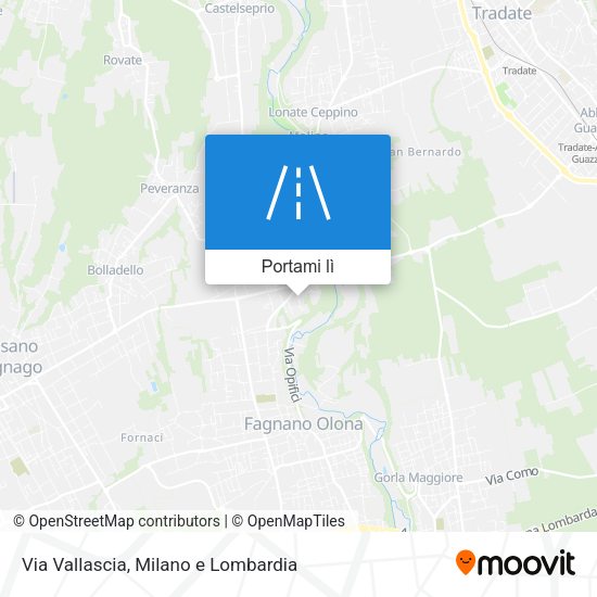 Mappa Via Vallascia
