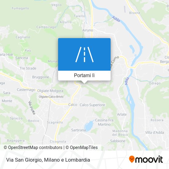 Mappa Via San Giorgio