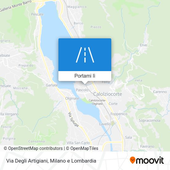 Mappa Via Degli Artigiani