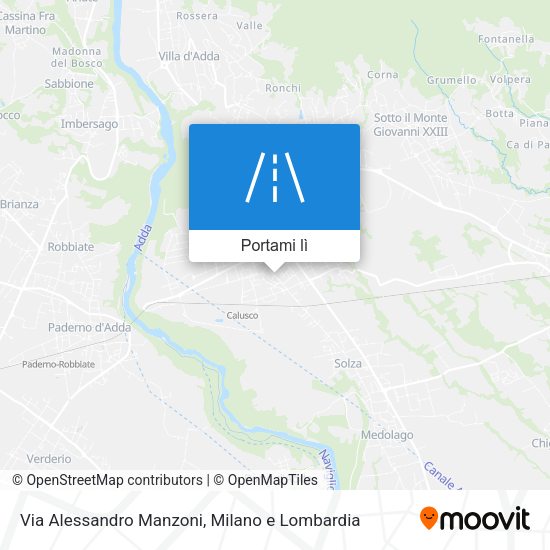 Mappa Via Alessandro Manzoni