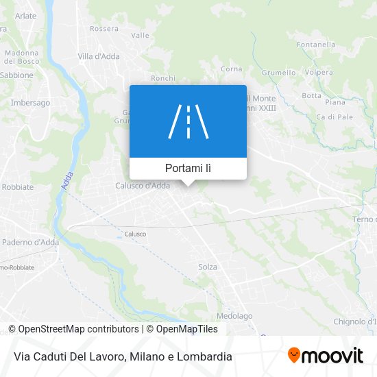 Mappa Via Caduti Del Lavoro
