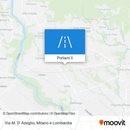 Mappa Via M. D' Azeglio
