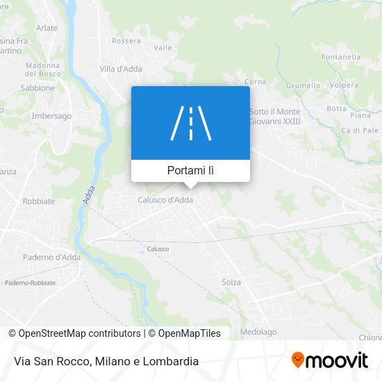Mappa Via San Rocco
