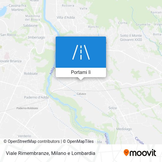 Mappa Viale Rimembranze