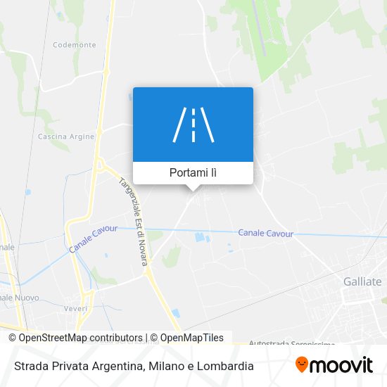 Mappa Strada Privata Argentina