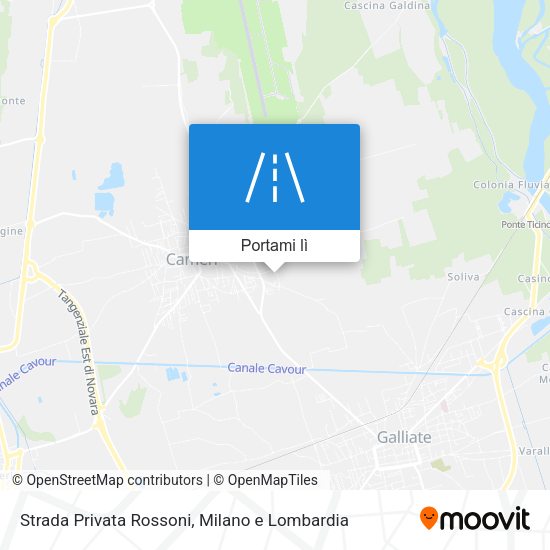 Mappa Strada Privata Rossoni
