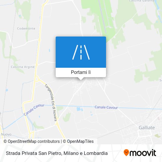 Mappa Strada Privata San Pietro