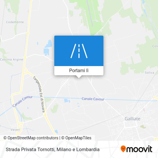 Mappa Strada Privata Tornotti