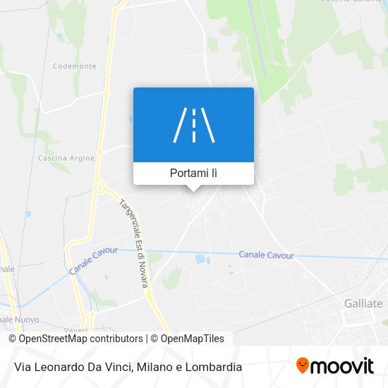 Mappa Via Leonardo Da Vinci
