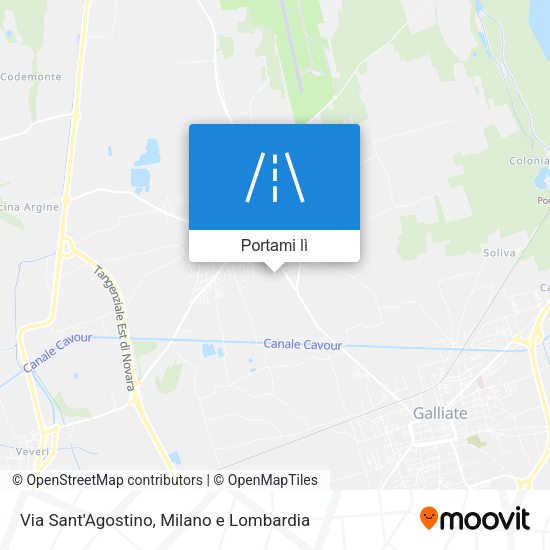 Mappa Via Sant'Agostino