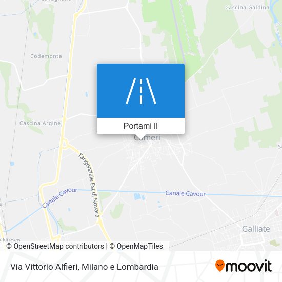 Mappa Via Vittorio Alfieri